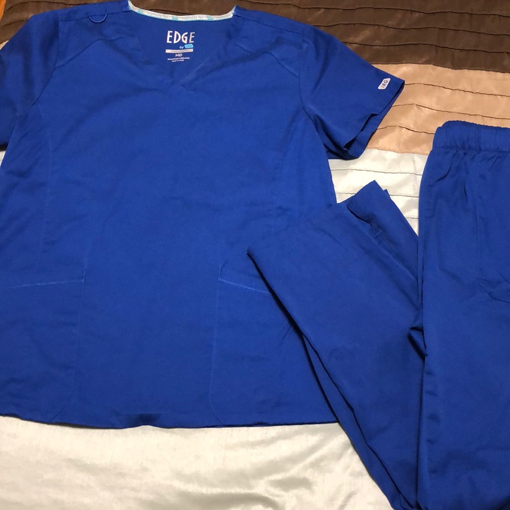 Women’s royal blue scrubs